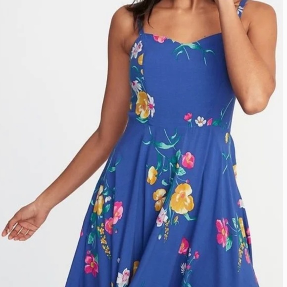 Old navy cute Floral Dress Women Size XL - Picture 1 of 7